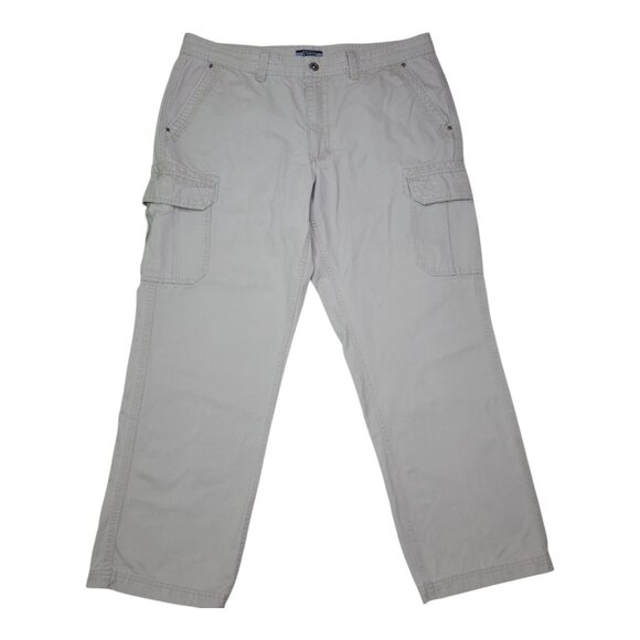 Gander Mountain Guide Series Cargo Pants 38x30 Beige Straight Leg Work Pants - Picture 2 of 12